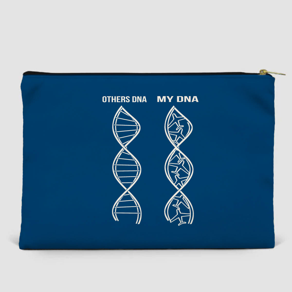 Aviation DNA Designed Zipper Pouch