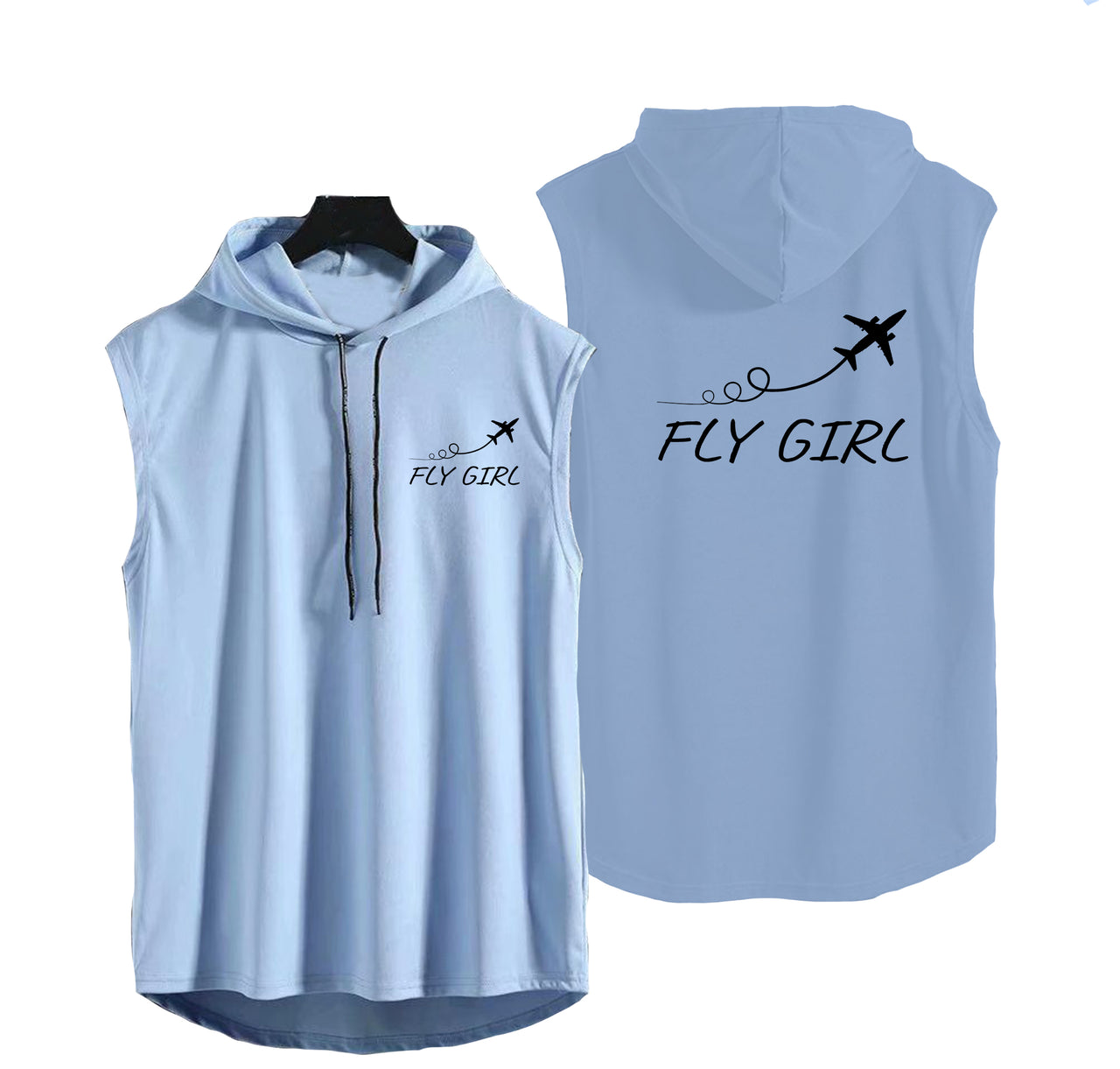 Just Fly It & Fly Girl Designed Hooded Tank Tops