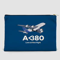 Thumbnail for Airbus A380 Love at first flight Designed Zipper Pouch