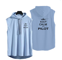 Thumbnail for Pilot (777 Silhouette) Designed Hooded Tank Tops