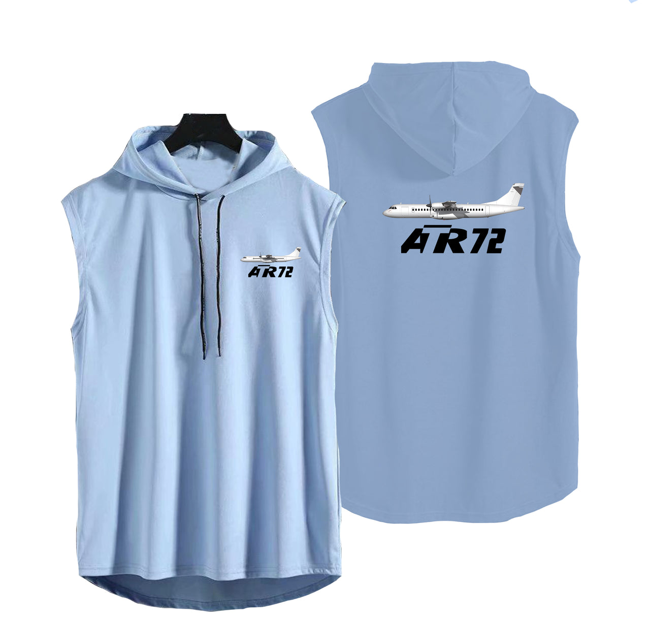 The ATR72 Designed Hooded Tank Tops