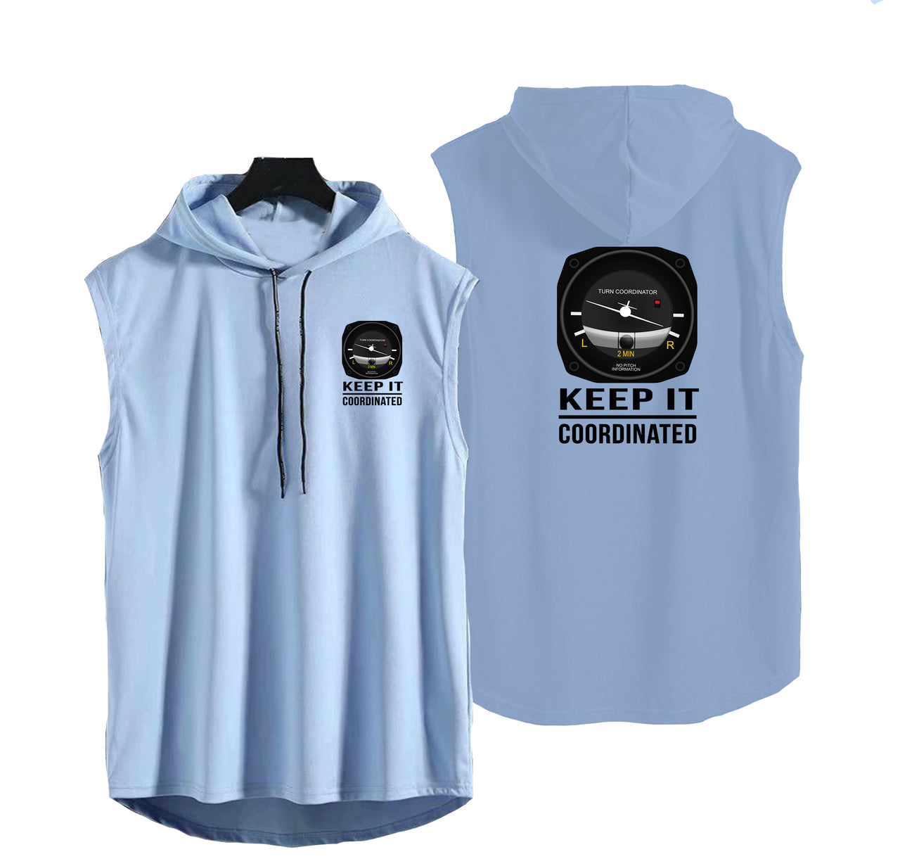 Keep It Coordinated Designed Hooded Tank Tops