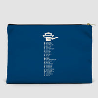 Thumbnail for Aviation Alphabet Designed Zipper Pouch