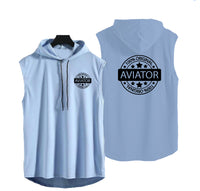 Thumbnail for %100 Original Aviator Designed Hooded Tank Tops