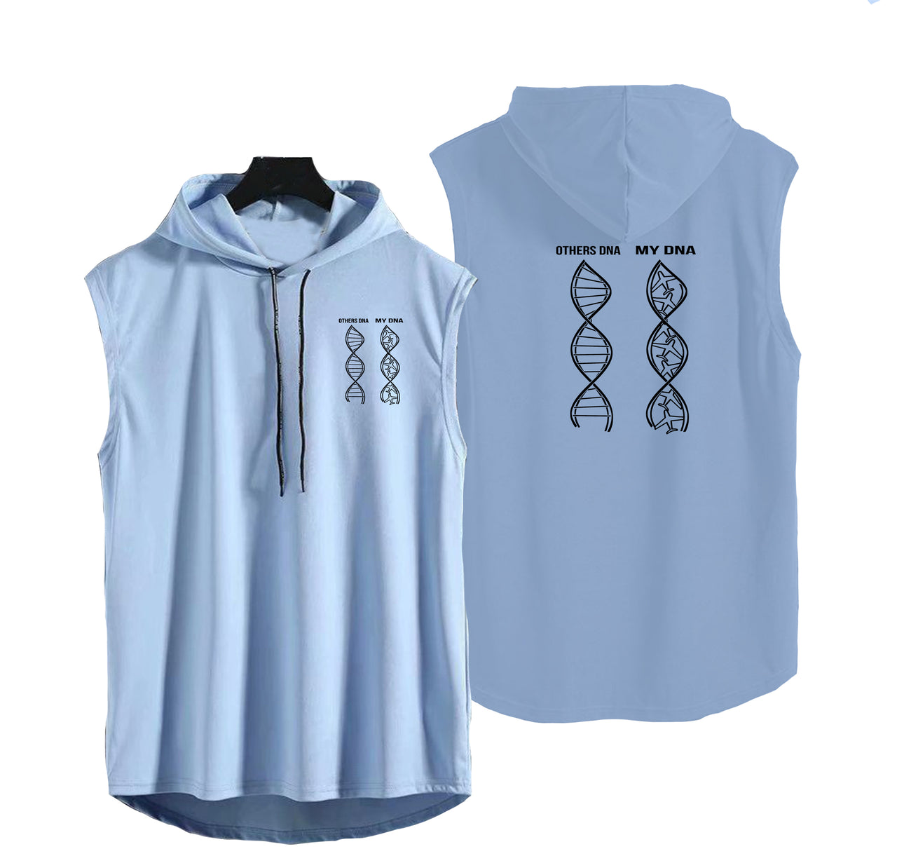 Aviation DNA Designed Hooded Tank Tops