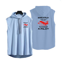 Thumbnail for If You're Cool You're Probably a Pilot Designed Hooded Tank Tops