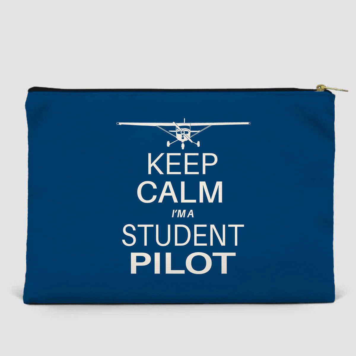 Student Pilot Designed Zipper Pouch