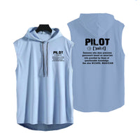 Thumbnail for Pilot [Noun] Designed Hooded Tank Tops