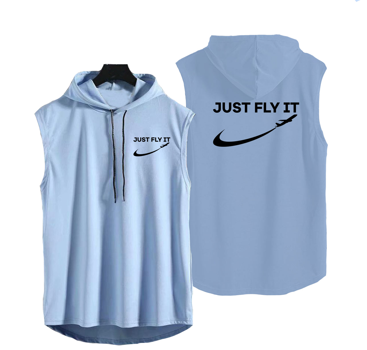 Just Fly It 2 Designed Hooded Tank Tops