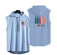 Thumbnail for Colourful Cabin Crew Designed Hooded Tank Tops