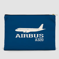 Thumbnail for Airbus A320 Printed Designed Zipper Pouch