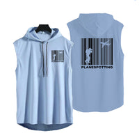 Thumbnail for Planespotting Designed Hooded Tank Tops