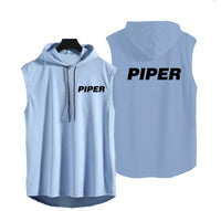 Thumbnail for Piper & Text Designed Hooded Tank Tops