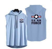 Thumbnail for US Air Force Designed Hooded Tank Tops