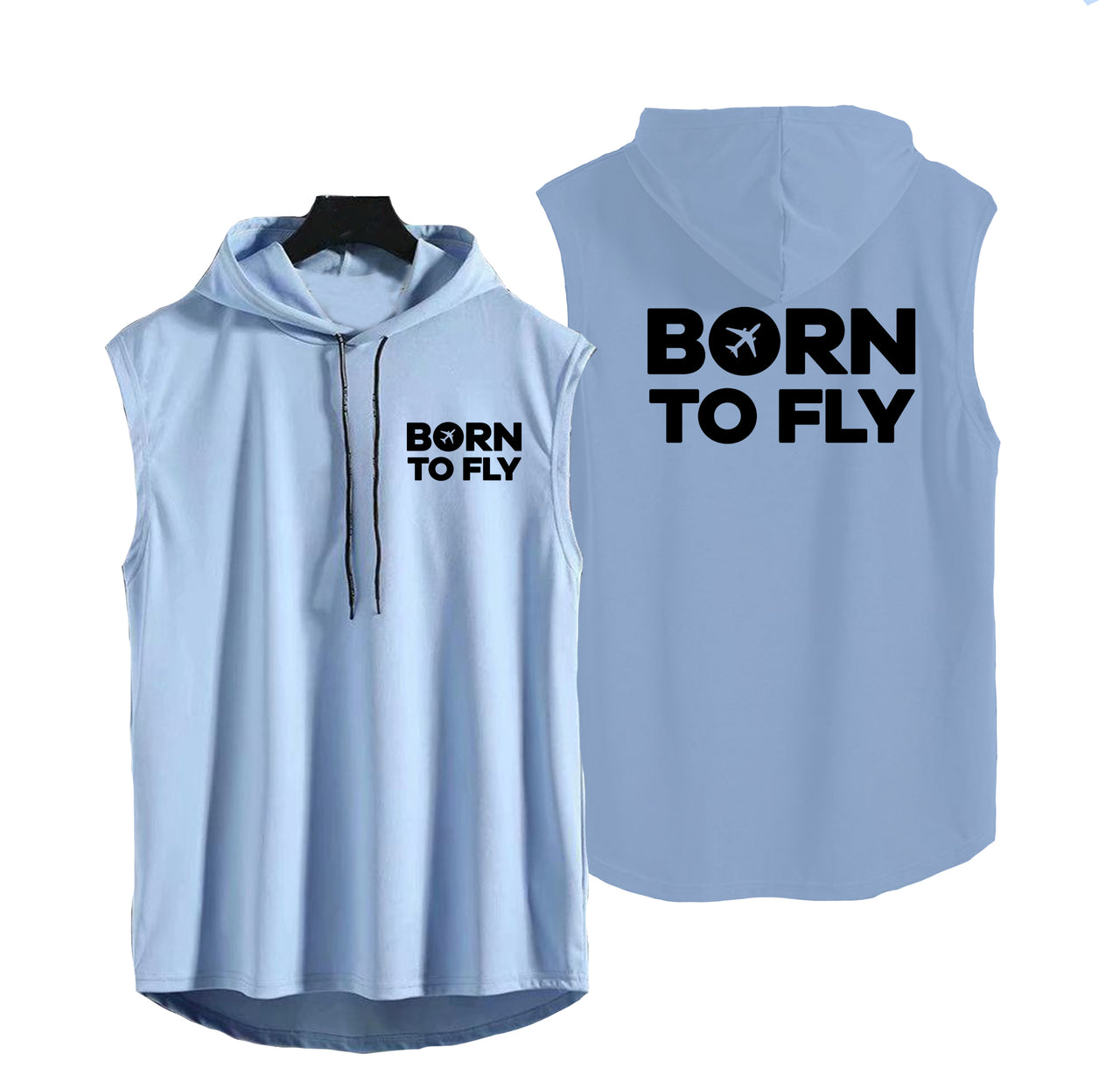 Born To Fly Special Designed Hooded Tank Tops