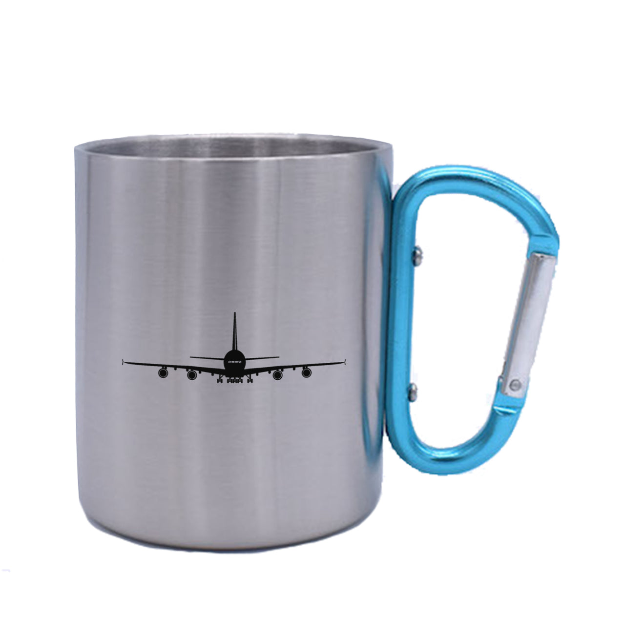 Airbus A380 Silhouette Designed Stainless Steel Outdoors Mugs