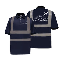 Thumbnail for Just Fly It & Fly Girl Designed Reflective Polo T-Shirts