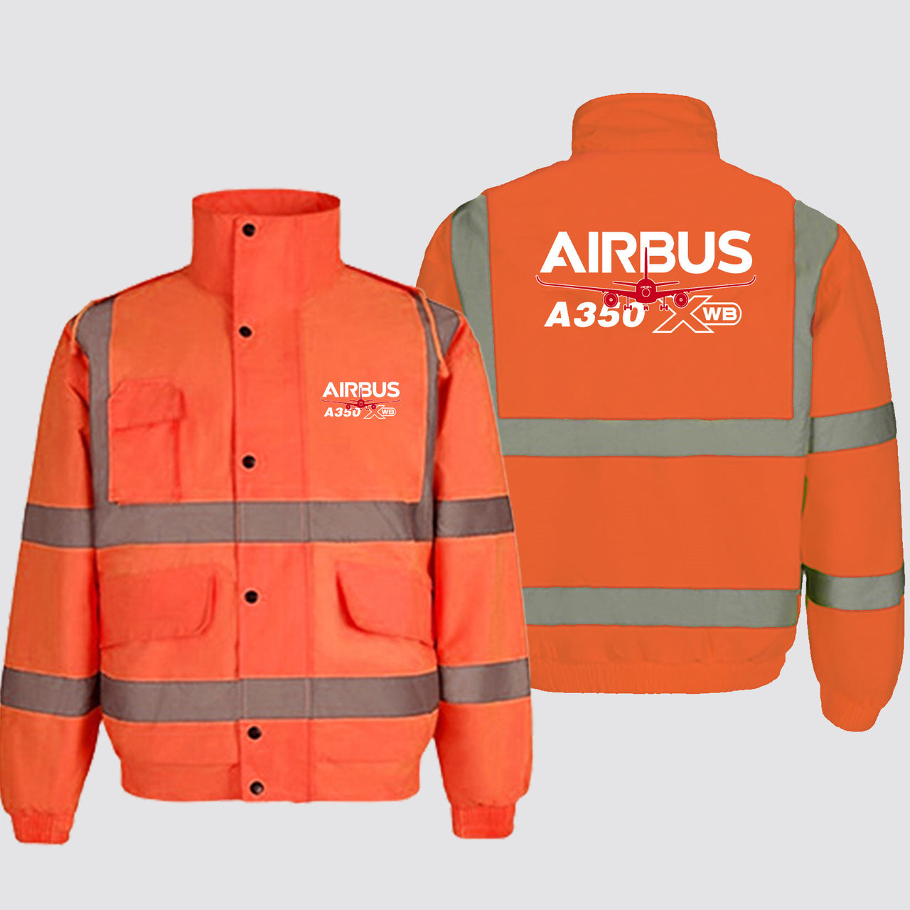 Amazing Airbus A350 XWB Designed Reflective Winter Jackets