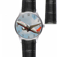 Thumbnail for Air India's Boeing 787 Designed Fashion Leather Strap Watches