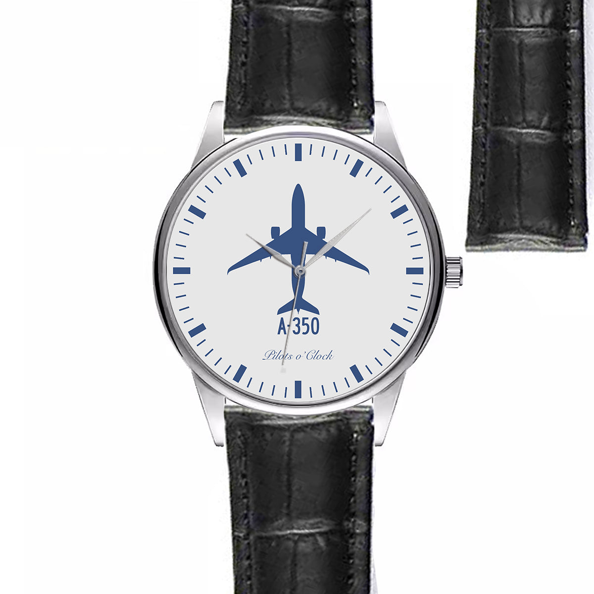 Airbus A350 Designed Fashion Leather Strap Watches