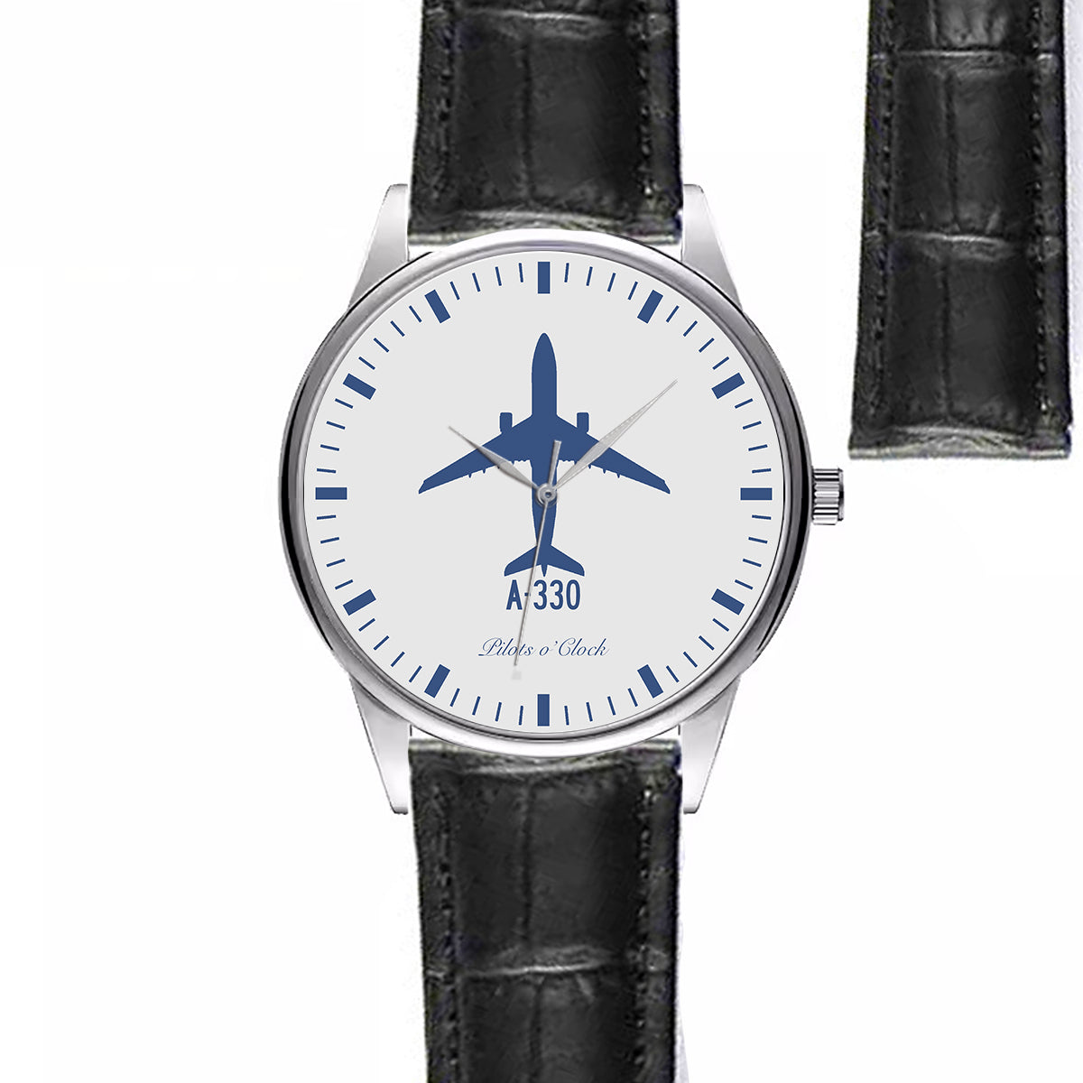 Airbus A330 Designed Fashion Leather Strap Watches