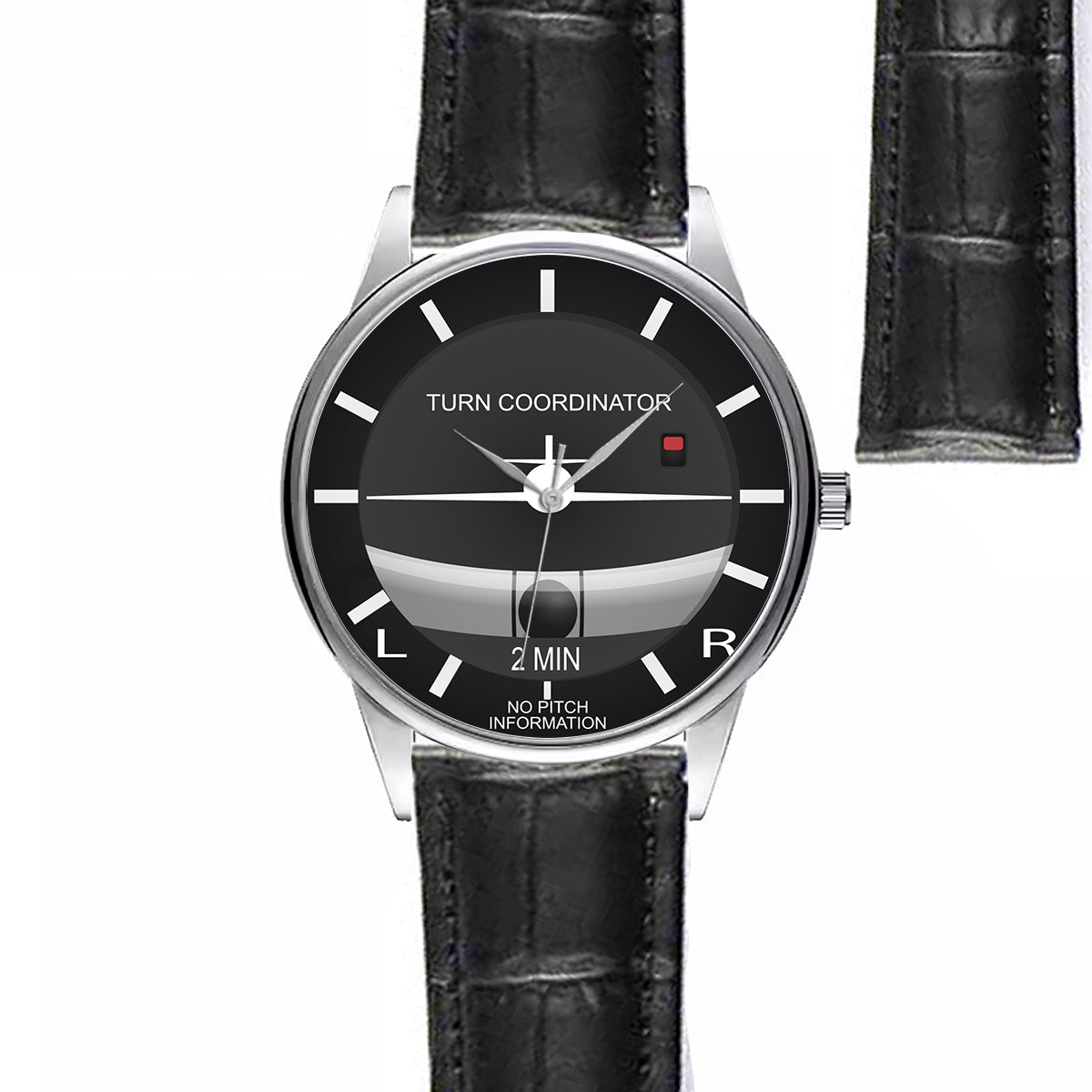 Turn Coordinator Designed Fashion Leather Strap Watches
