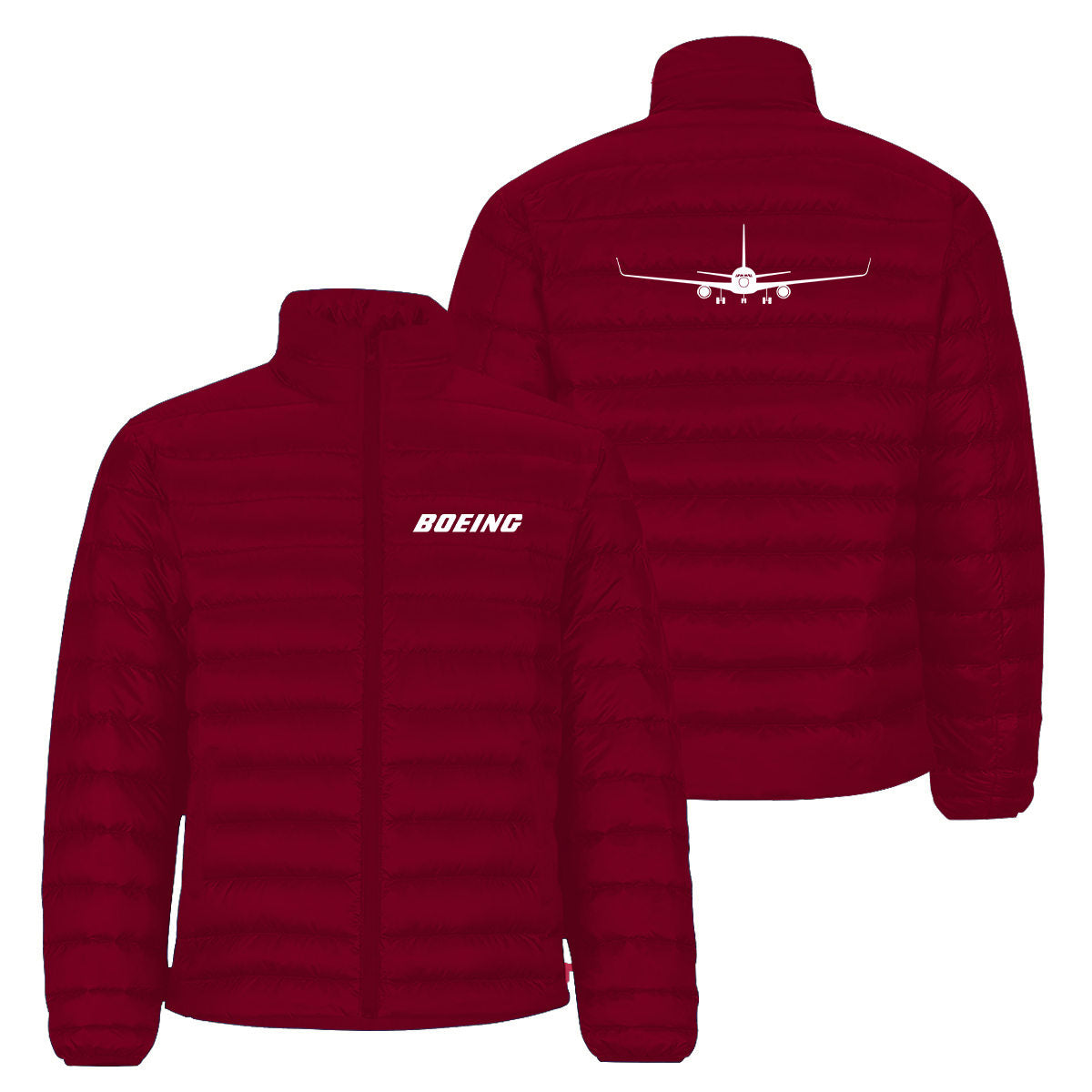 Boeing 767 Silhouette Designed Padded Jackets