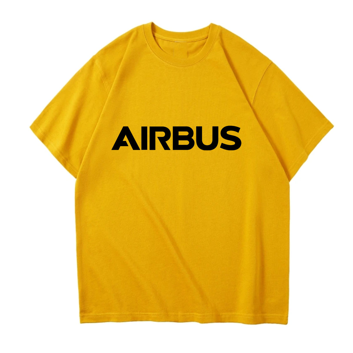 Airbus & Text Designed Relax Fit T-Shirts