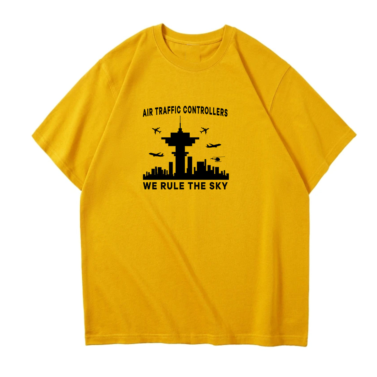 Air Traffic Controllers - We Rule The Sky Designed Relax Fit T-Shirts