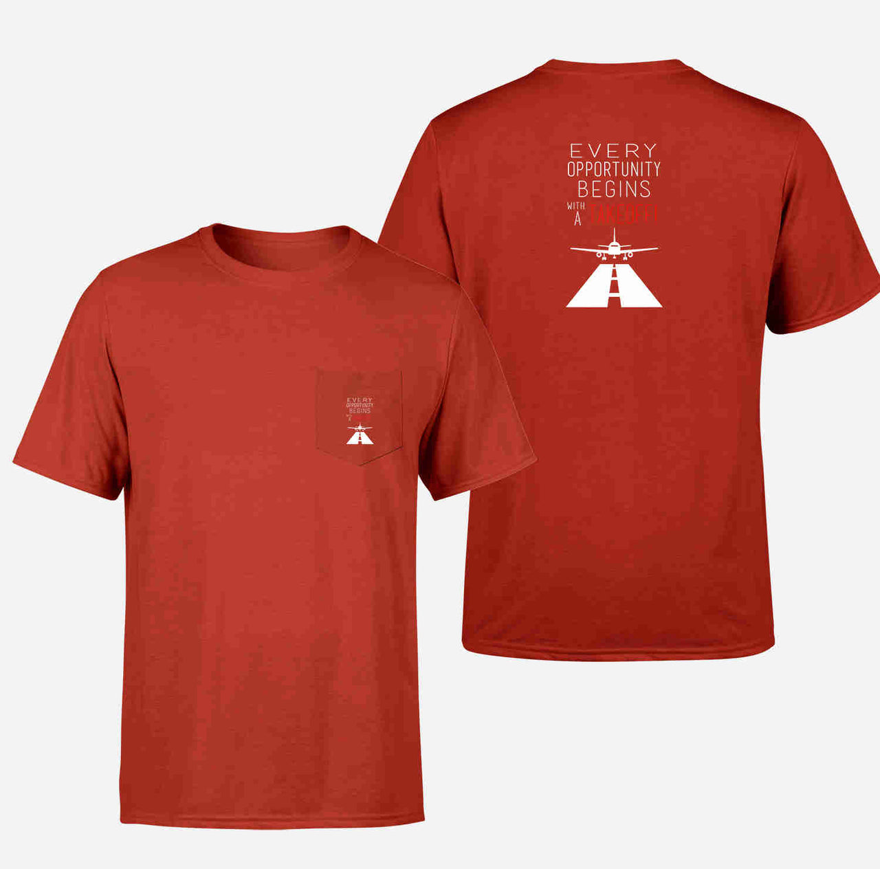 Every Opportunity Designed Pocket T-Shirts