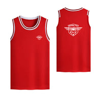 Thumbnail for Born To Fly Designed Designed Basketball Style Sports Tank Tops