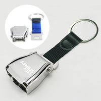 Thumbnail for Airbus A310 & Text Designed Airplane Seat Belt Key Chains