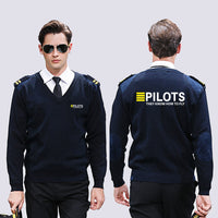 Thumbnail for Pilots They Know How To Fly Designed Wool Pilot Sweaters