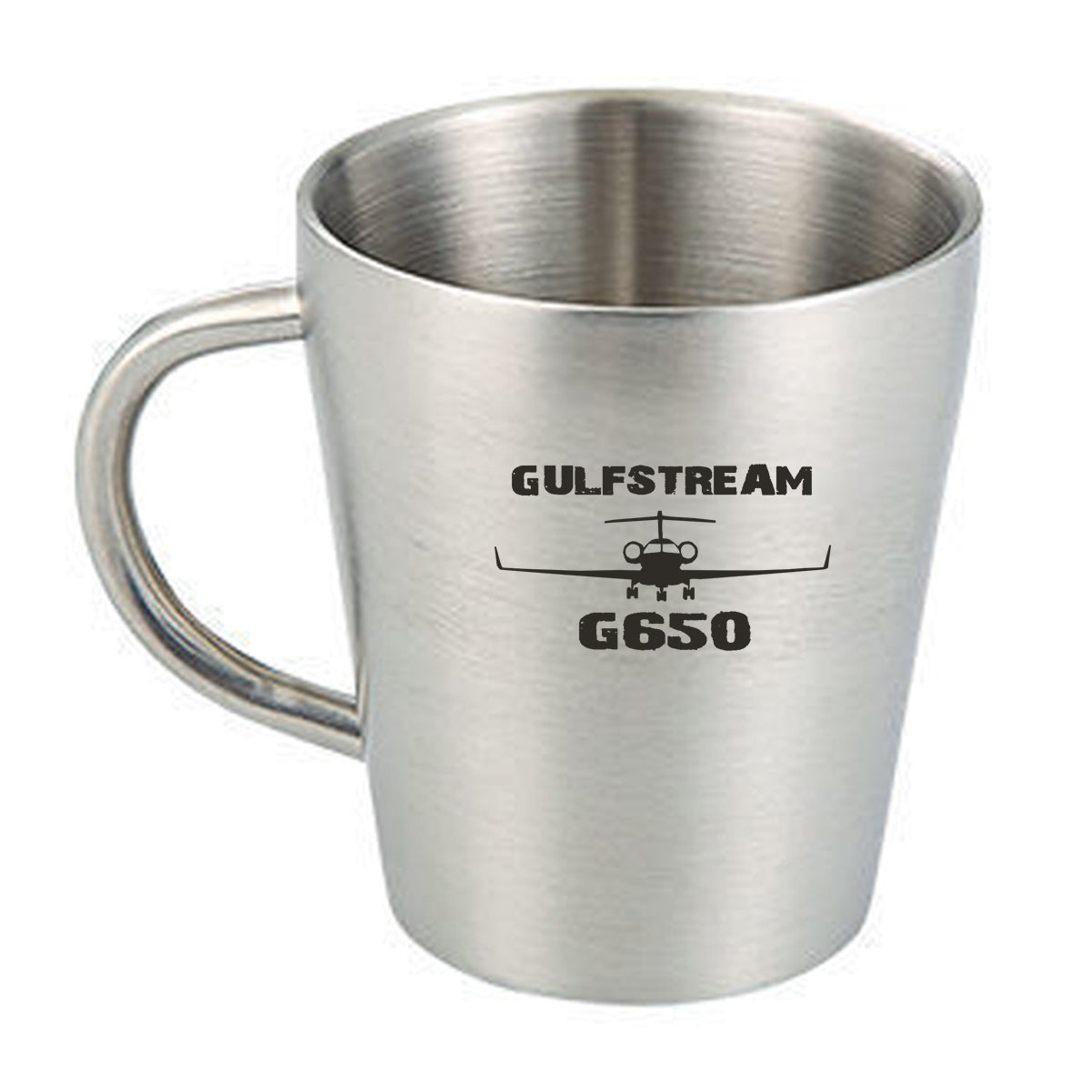 Gulfstream G650 & Plane Designed Stainless Steel Coffee Mugs