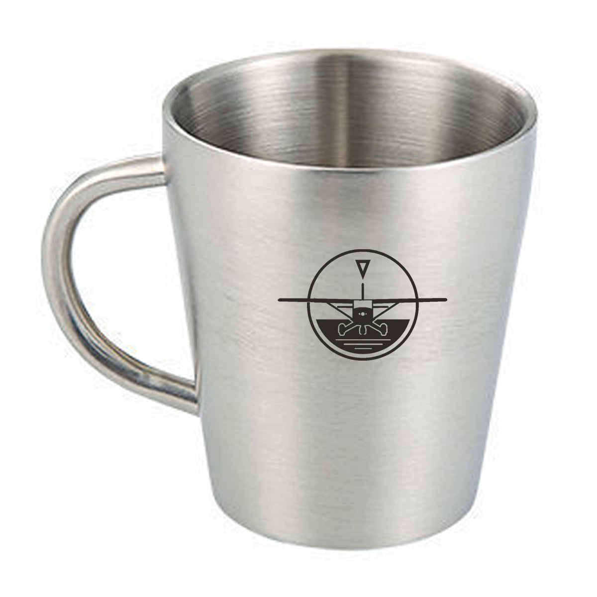 Cessna & Gyro Designed Stainless Steel Coffee Mugs