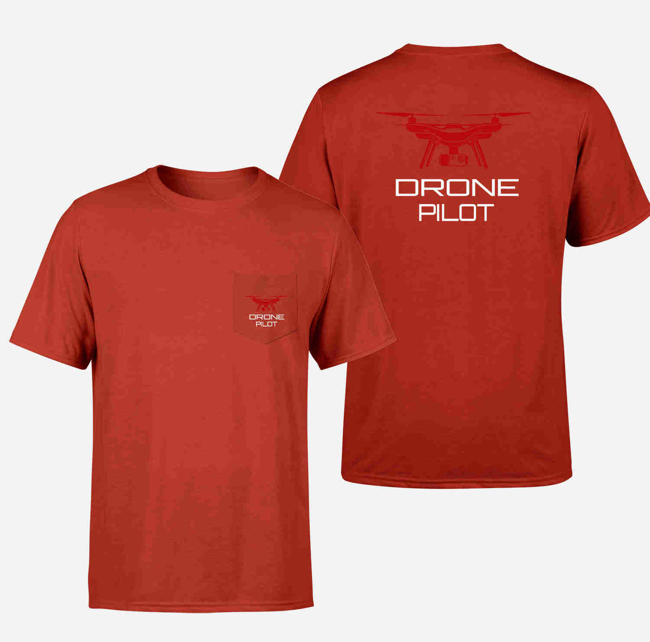 Drone Pilot Designed Pocket T-Shirts