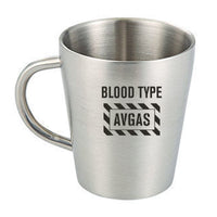 Thumbnail for Blood Type AVGAS Designed Stainless Steel Coffee Mugs