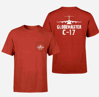 Thumbnail for GlobeMaster C-17 & Plane Designed Pocket T-Shirts