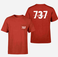 Thumbnail for Boeing 737 Designed Designed Pocket T-Shirts