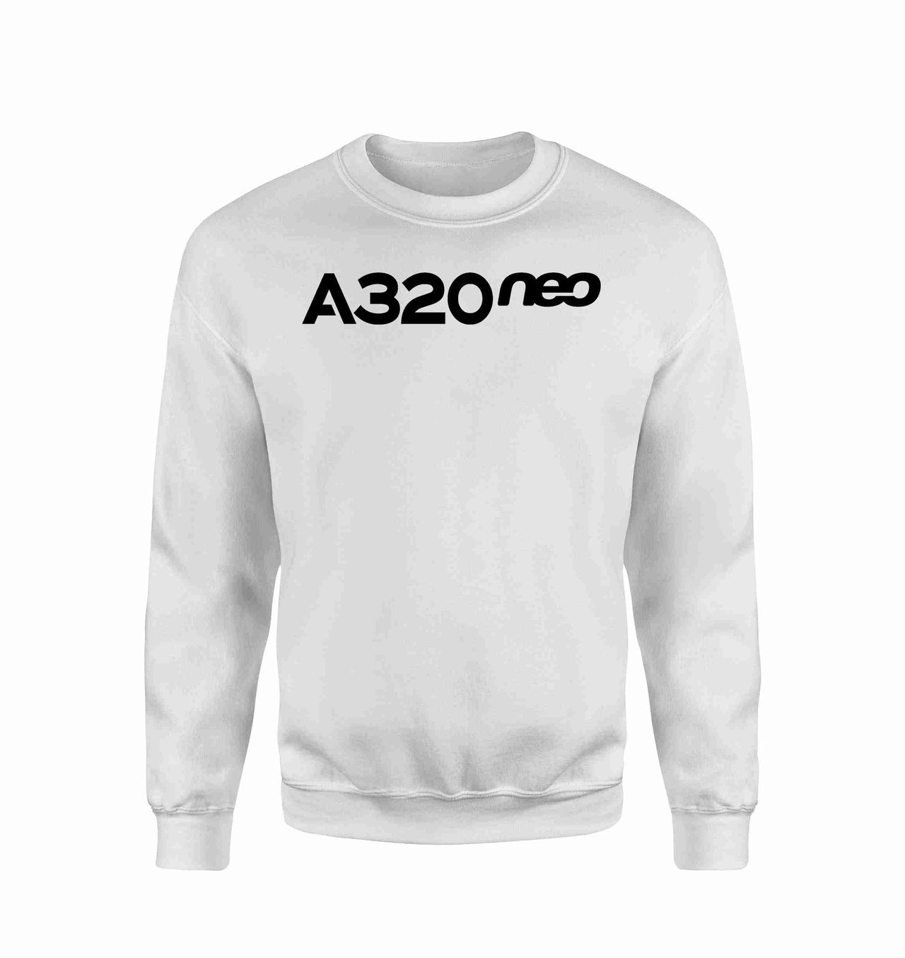 A320neo & Text Designed Sweatshirts