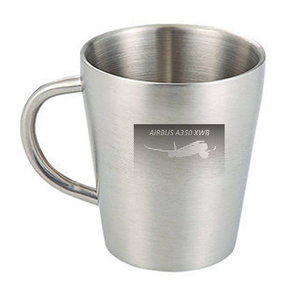 Airbus A350XWB & Dots Designed Stainless Steel Coffee Mugs