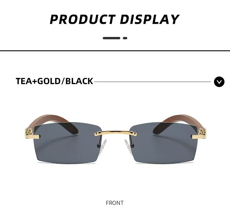 Super Cool Retro Frameless  Sun Glasses