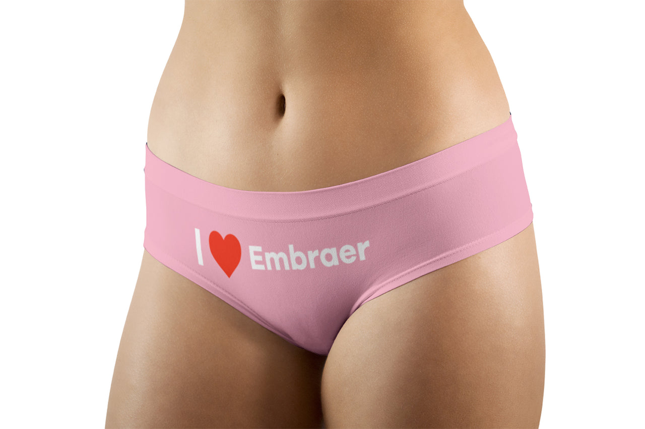 I Love Embraer Designed Women Panties & Shorts