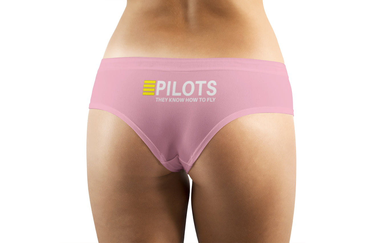 Pilots They Know How To Fly Designed Women Panties & Shorts