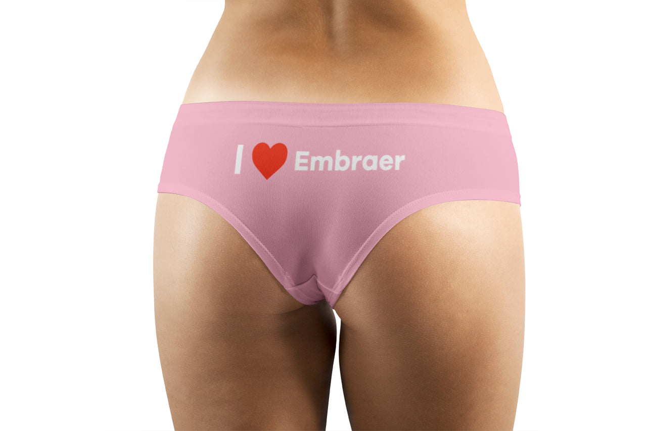 I Love Embraer Designed Women Panties & Shorts