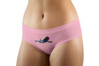 Thumbnail for Multicolor Airplane Designed Women Panties & Shorts