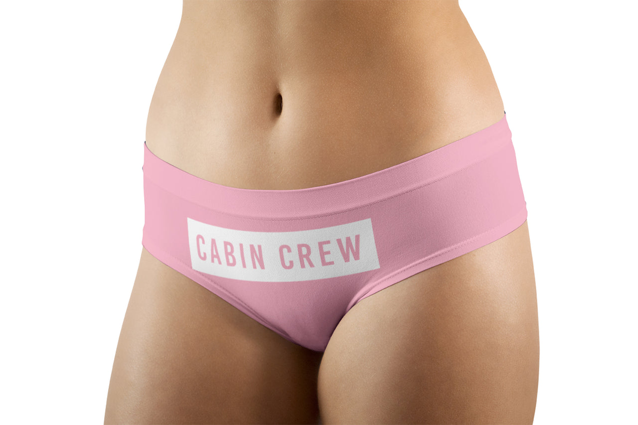 Cabin Crew Text  Designed Women Panties & Shorts