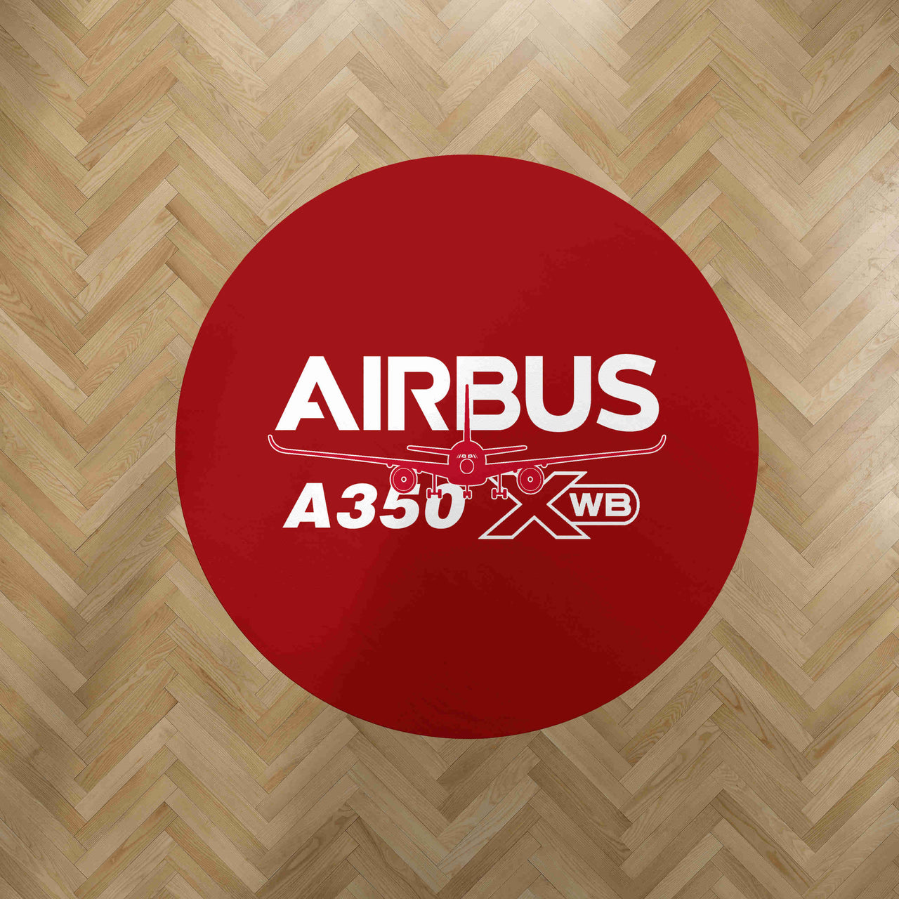 Amazing Airbus A350 XWB Designed Carpet & Floor Mats (Round)