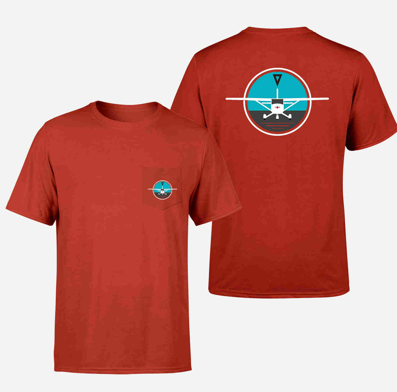 Cessna & Gyro Designed Pocket T-Shirts