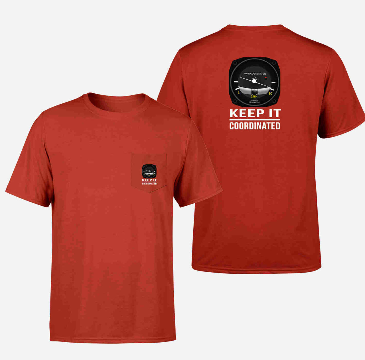 Keep It Coordinated Designed Pocket T-Shirts